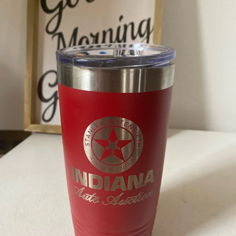 Stanley Indiana Auto Auction Tumbler